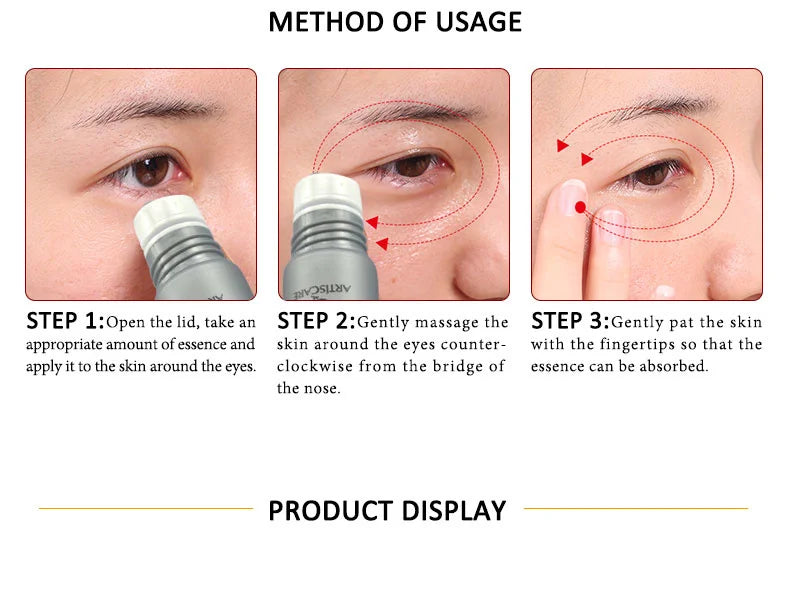 ARTISCARE 24K Gold Serum 3pcs/SET for Facial Care Eye Cream Moisturizing Face Essence Skin Care Products