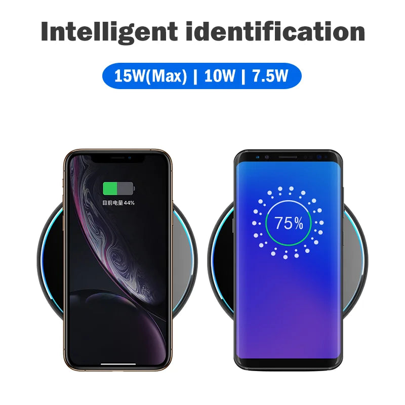 15W Fast Wireless Charger for vivo X200 Pro/X100 Pro/X100s Pro/X100 Ultra/X90 Pro Plus Wireless Charging Pad with Type-C Cable