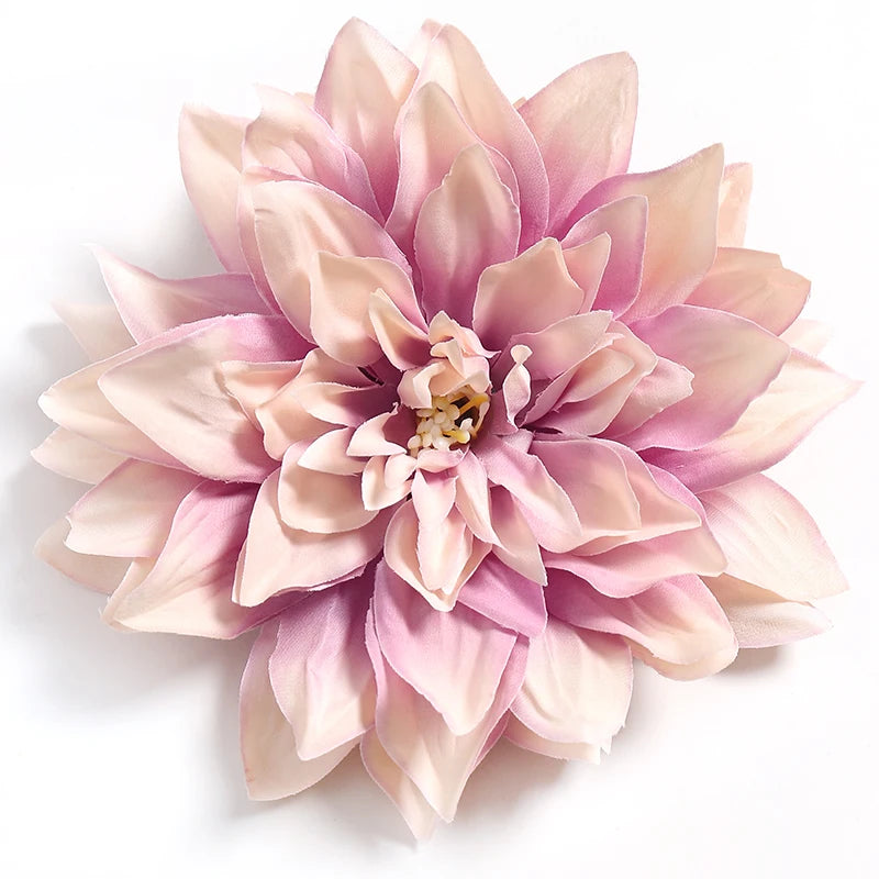 3/7pcs Bulk 15cm Artificial Dahlia Flowers Chrysanthemum Handmade DIY Home Decor Flowers Head Bride Flowers Bouquet Accessories