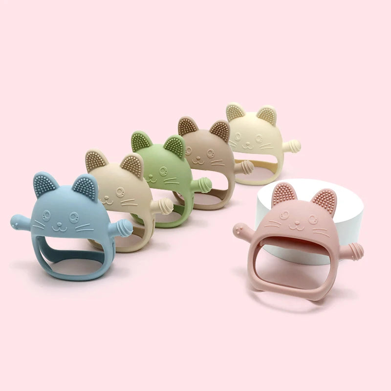 Mother Kids 1Pcs Food Grade Baby Toys Silicone Teether