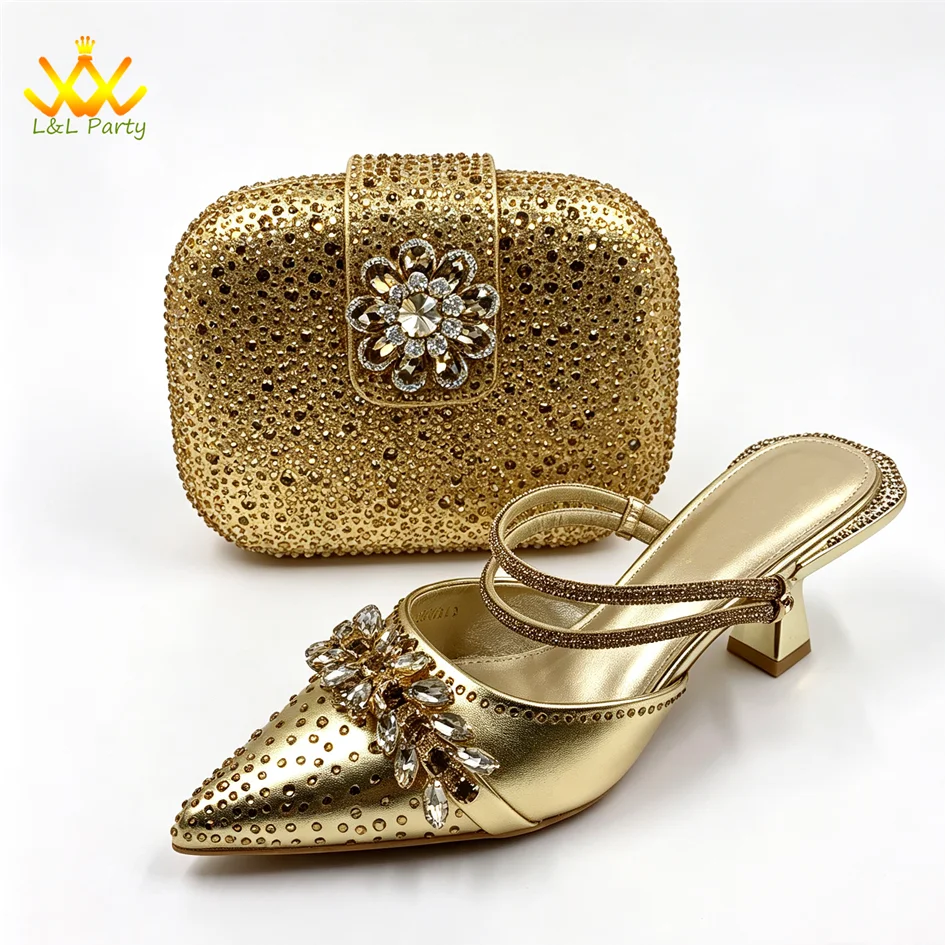 Autumn New Arrivals Royal Blue Color Shoes and Bag