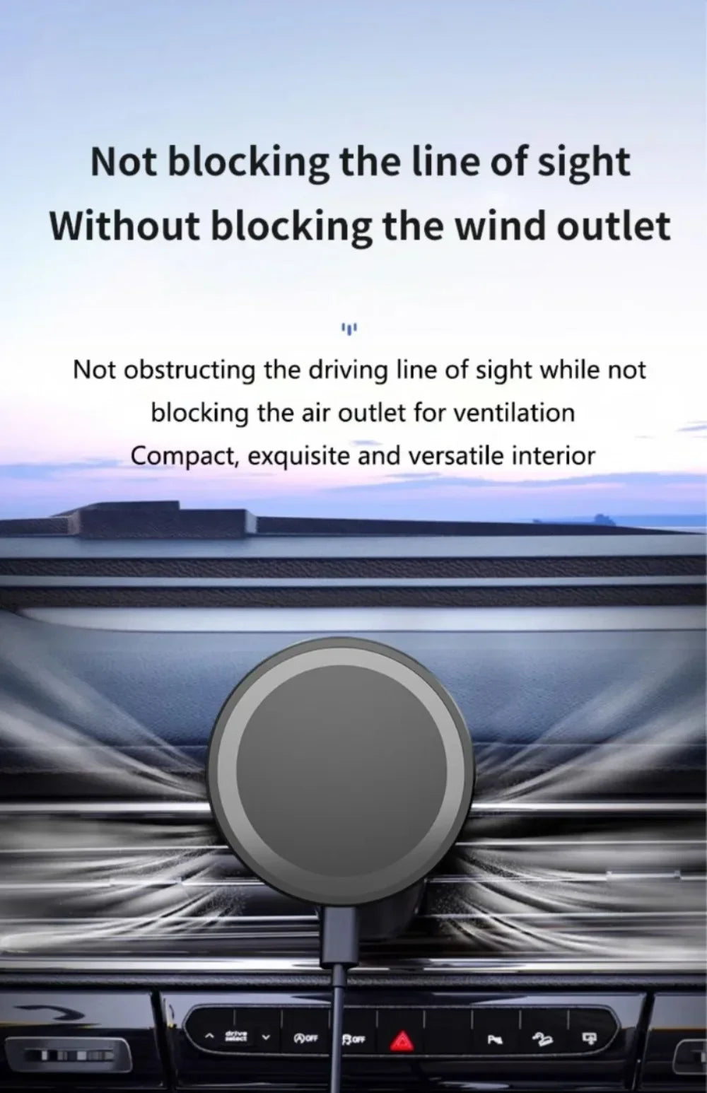 Car Magnetic Air Vent Phone Holder  Wireless Charger Stand For Magsafe iPhone 17 16 15 14 13 Pro Max Cell Fast Charging Station