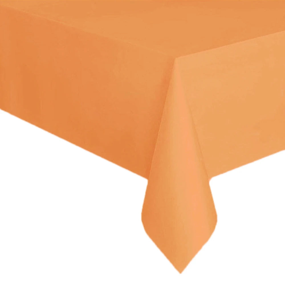 Disposable Tablecloth Pink Blue White Plastic Tablecloths for Birthday Party Christmas Table Cover Rectangular Table Tablecloths