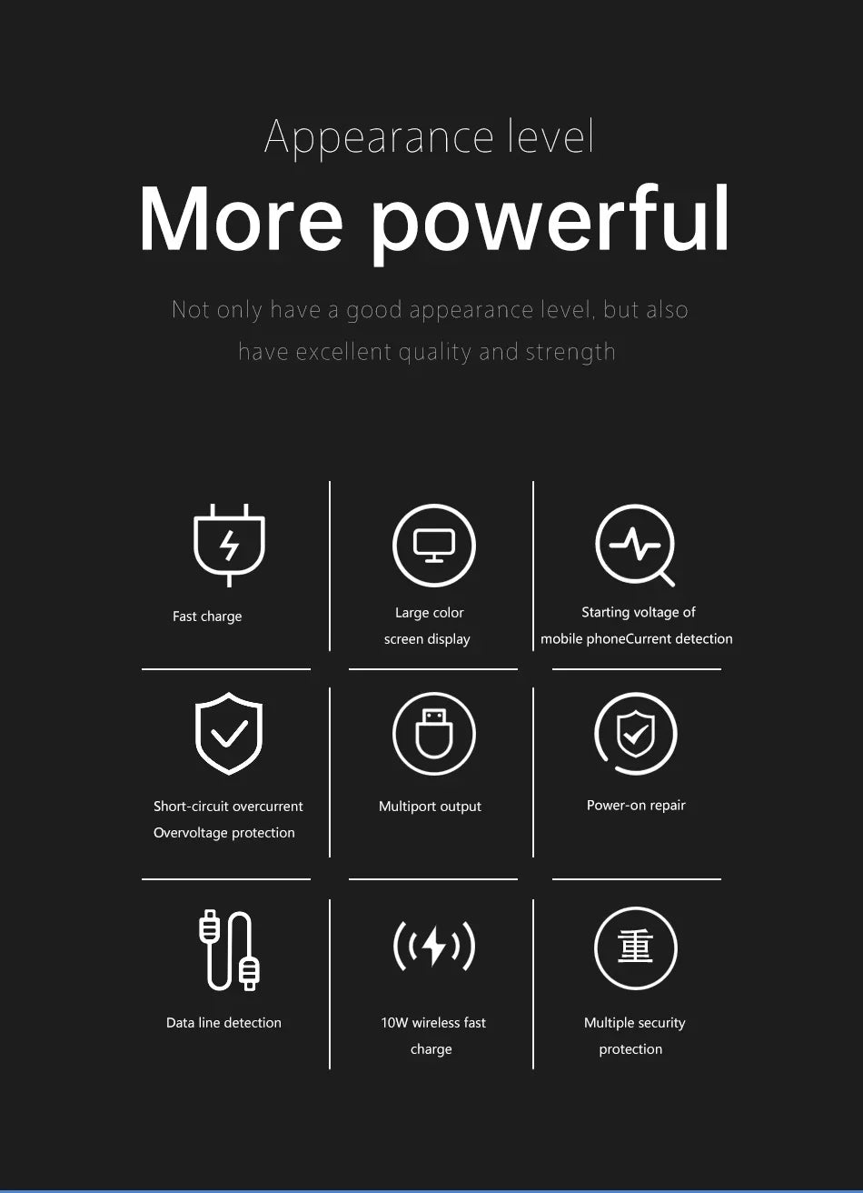 Multi-function Dianba NO.1 Pro 200W 20V 5A PD QC3.0 Fast Wireless Charger 8 Port USB Type C Mobile Phone Charger Desktop Hub