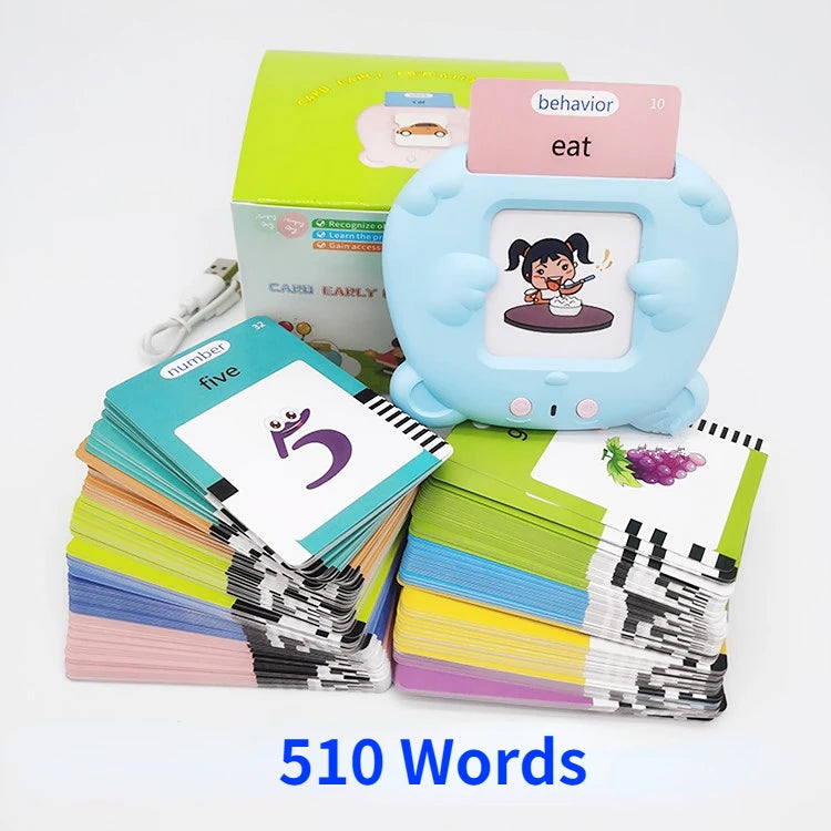 Talking Flash Cards Early Educational Toys Baby Boys Girls