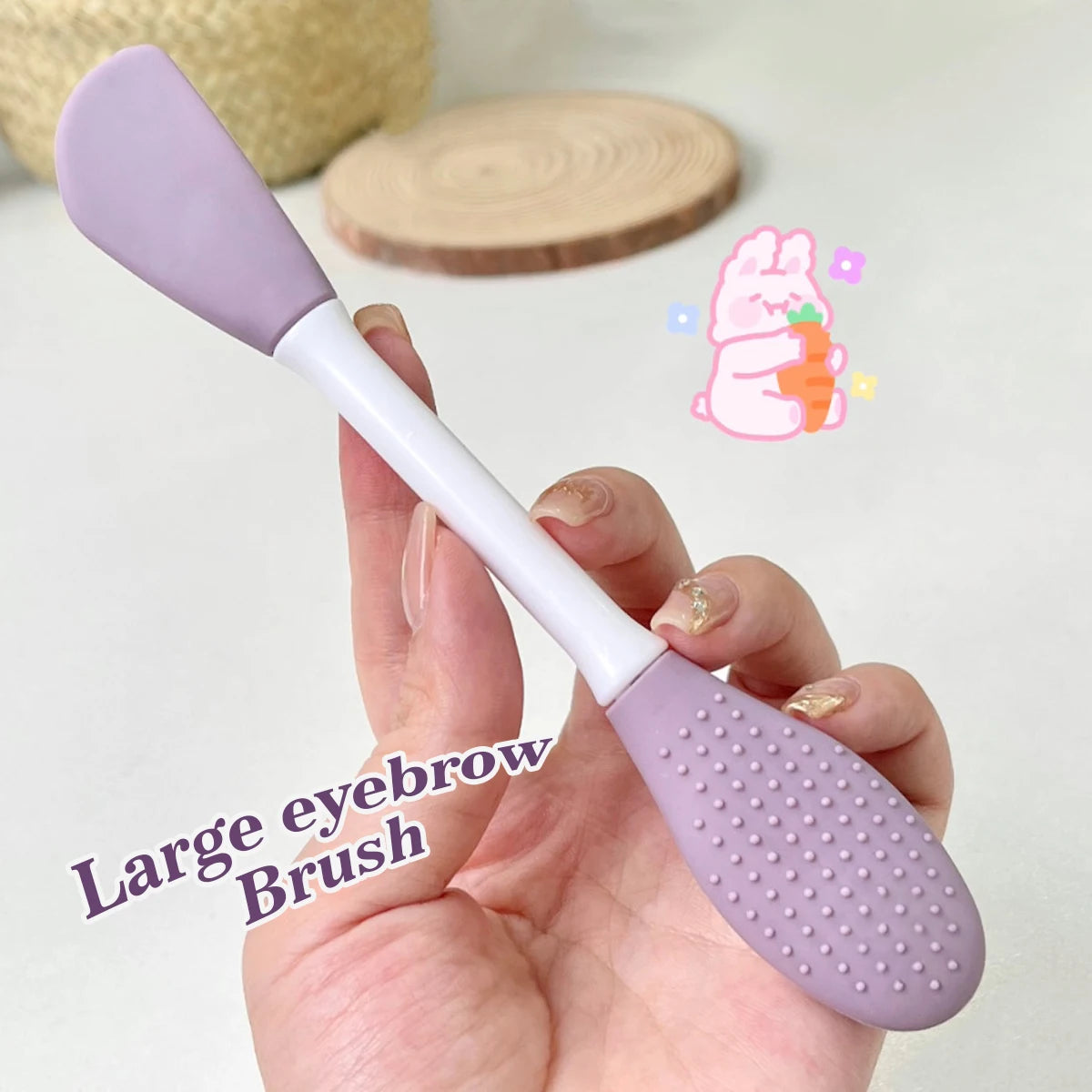 IMAGIC Silicone Facial Cleansing & Mask Brush 2 In1 Facial Skin Care Scrub Exfoliator Scrub Pore Blackhead Deep Cleaning Tools