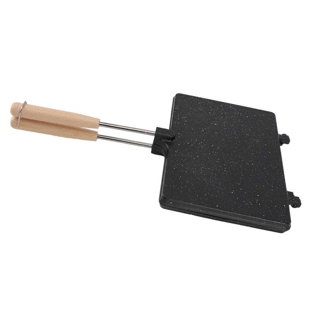 Hand Sandwich Maker Multifunctional Double Sided Prevent Stick Hand Toaster Sandwich Maker Frying Pan for Home Breakfast
