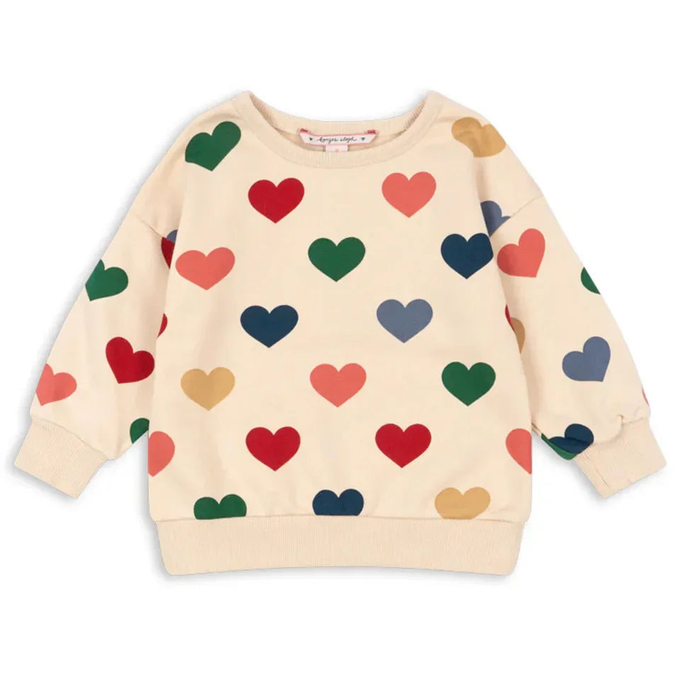 Spring KS Baby Girl Outfit Set Heart Sweatshirt Dress Kids Cotton Clothes Girls Sweatpants Pants Suits Children's Homewear 1-9Y