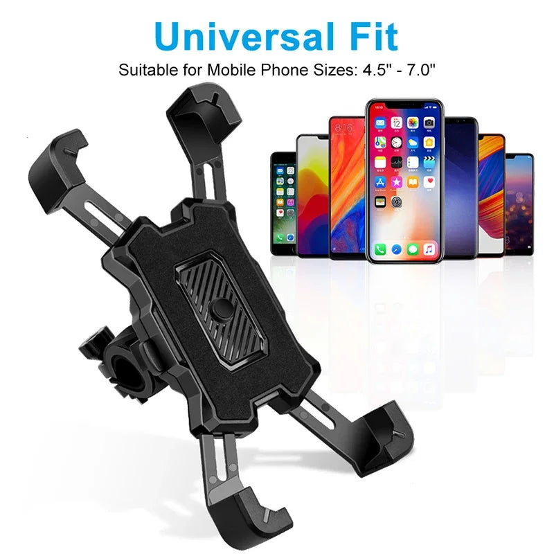 Bicycle Phone Holder 360°Rotating Adjustable Motocycle Bike Cell Phone