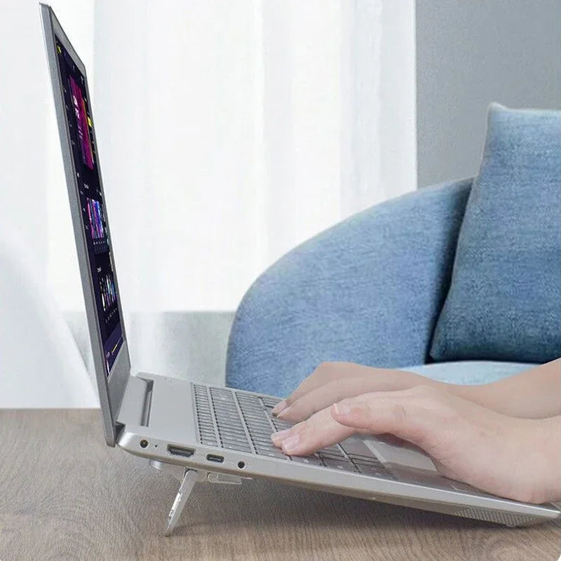Set Foldable Laptop Stand Portable Notebook Support Holder Adjustable