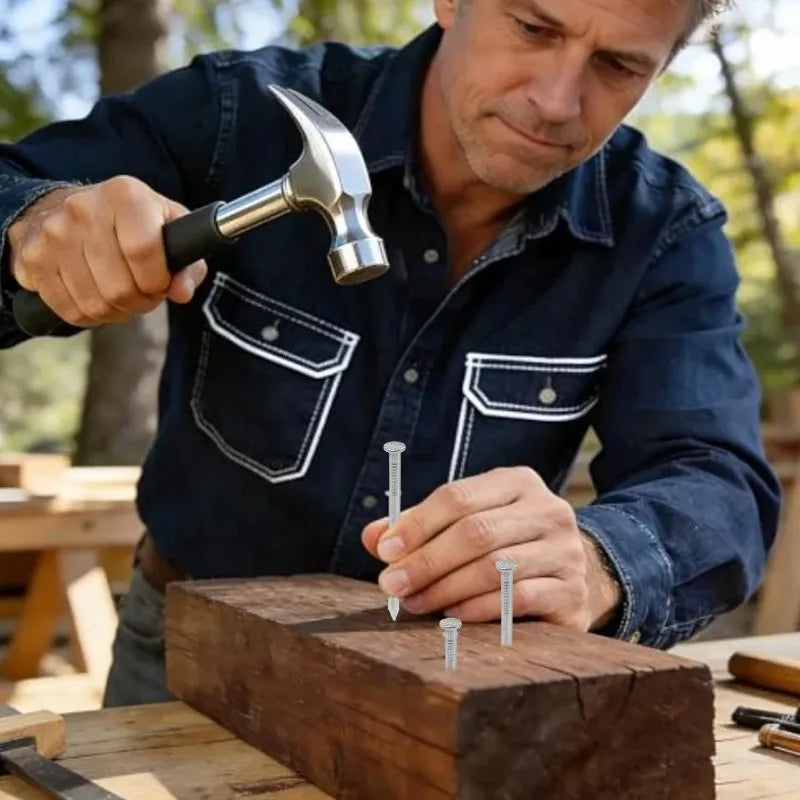 Stainless Steel Flat Head Woodworking Extended Hardware Nails Rust