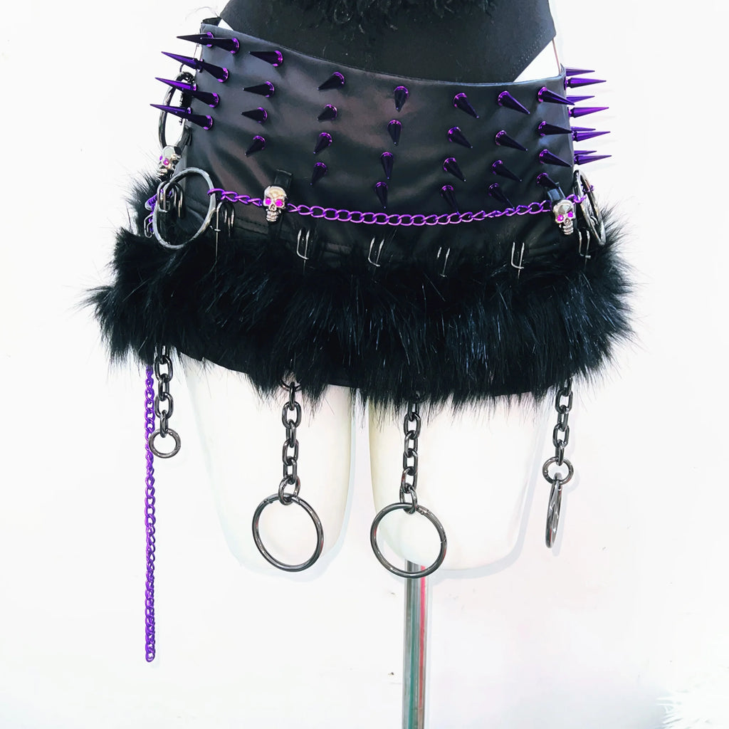 Gothic Tank Tops Punk Tank Tops Skull Top Vintage Fairy - Necklace