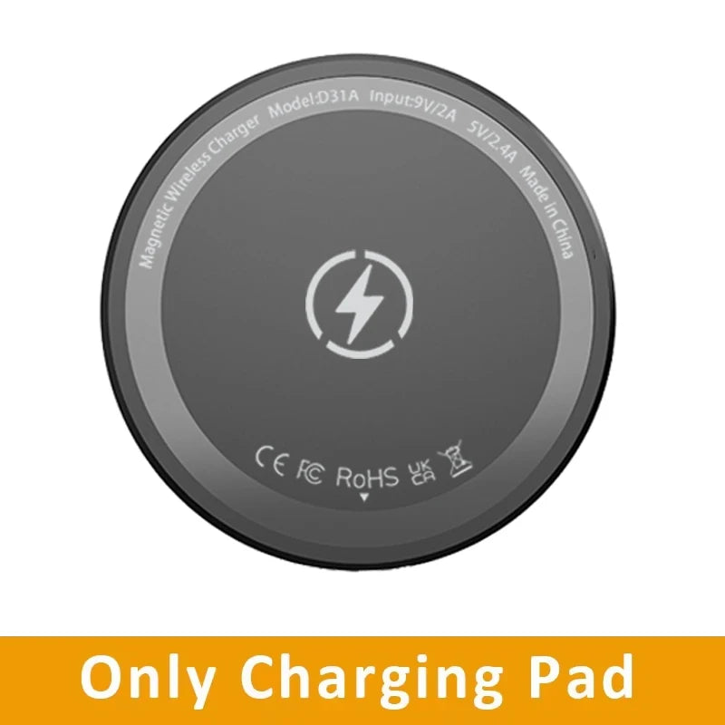 Magnetic Wireless Charger Pad Stand For Magsafe iPhone 17 16 Pro Max 15 14 13 12 Airpods 4 Pro 3/2 Magnet Fast Charging Station