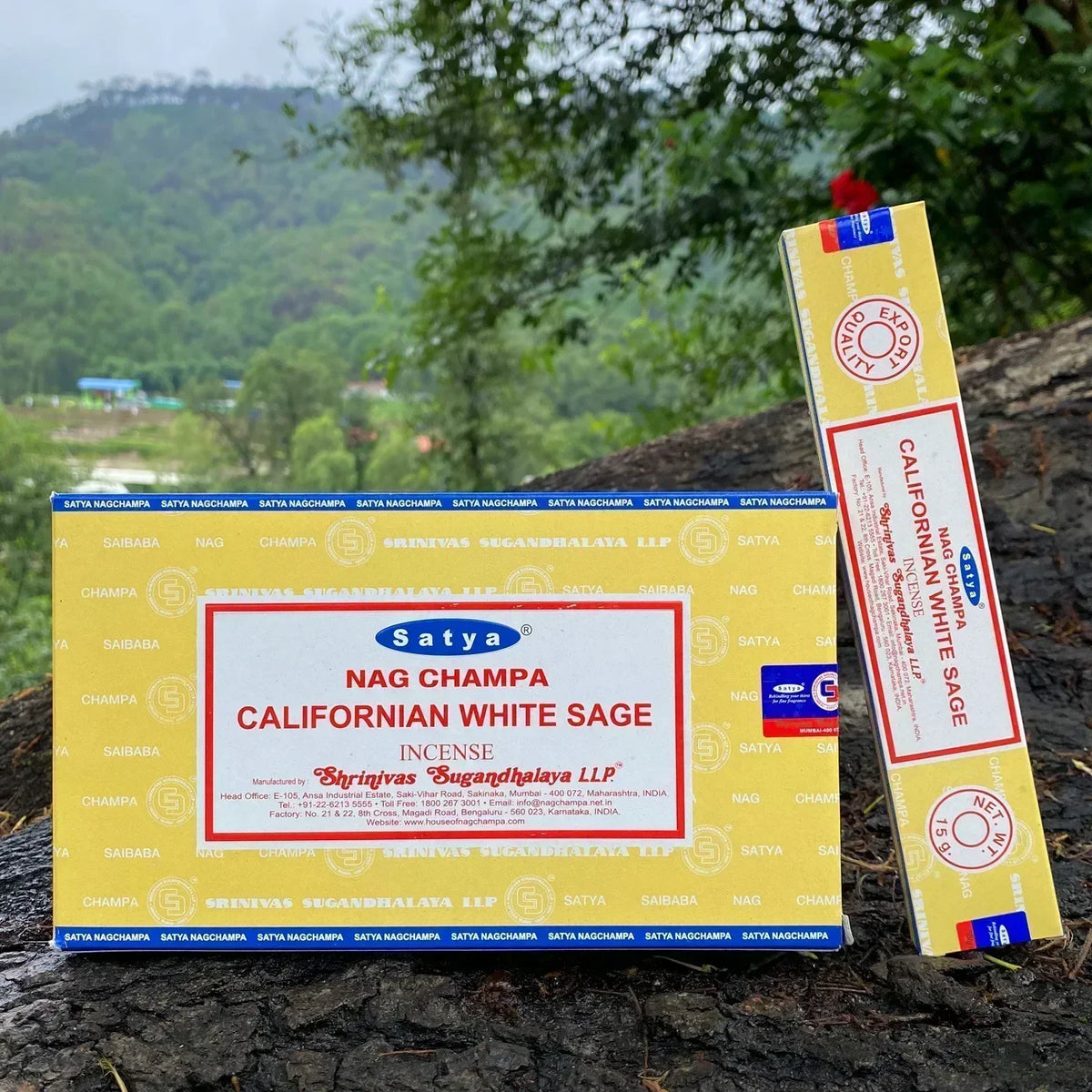 Satya Incense Sticks Handmade India White Sage Dragons Blood Natural Household Indoor Clean Air Incense Sticks NAG Champa