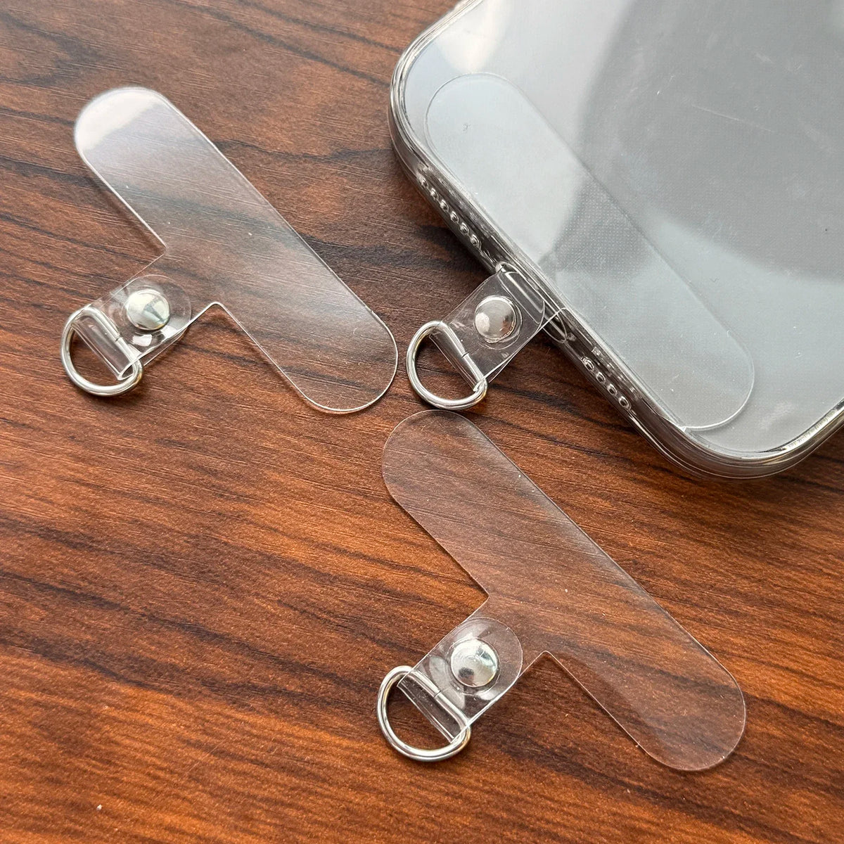 1/5/10/20PCS Transparent Mobile Phone Tether Tabs Anti-lost Lanyard Gasket Replacement Detachable Phone Hanging Cord Clips