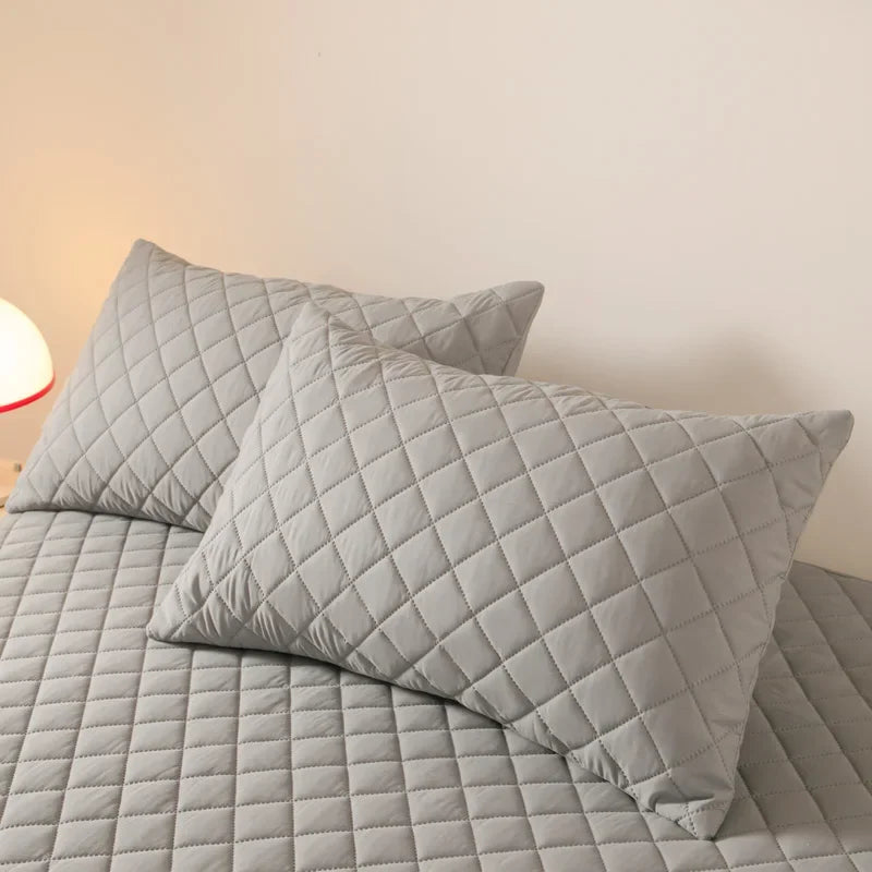 Waterproof Pillowcase, Excluding Pillows 3 Types of Jacquard 48x74cm Pillowcase for Bedroom,Pillow Cover for Home