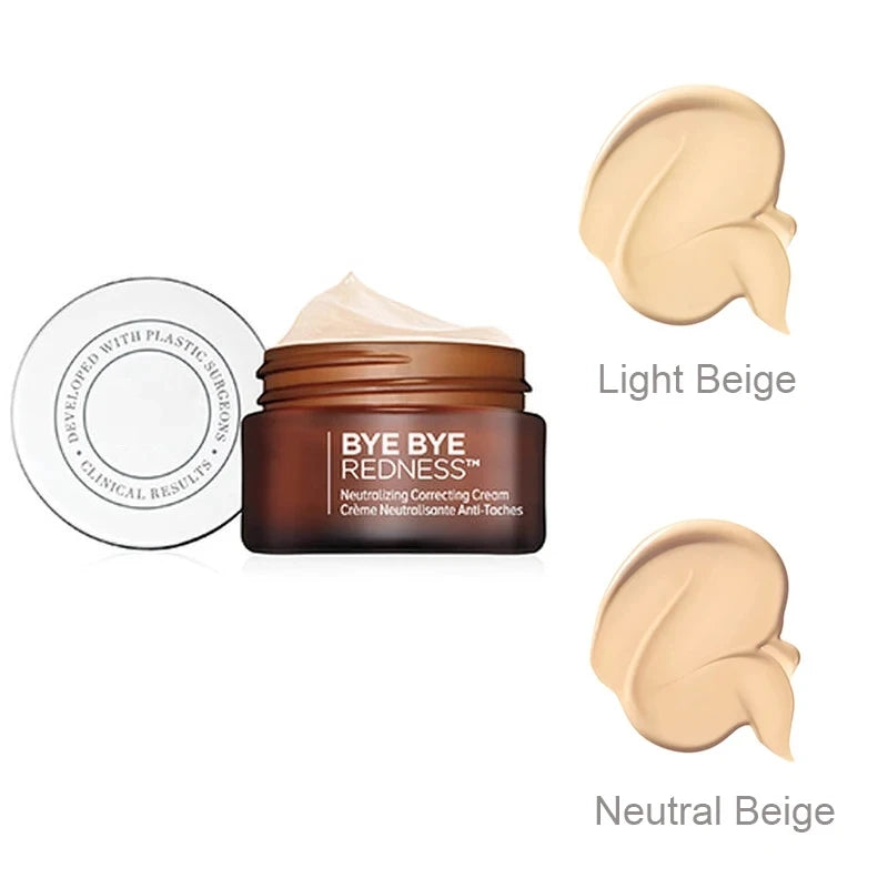 Brand Bye Bye Redness Correcting Cream Concealer Make Up Base Long Lasting Makeup Foundation Corrector Skin Care Makeup Brush