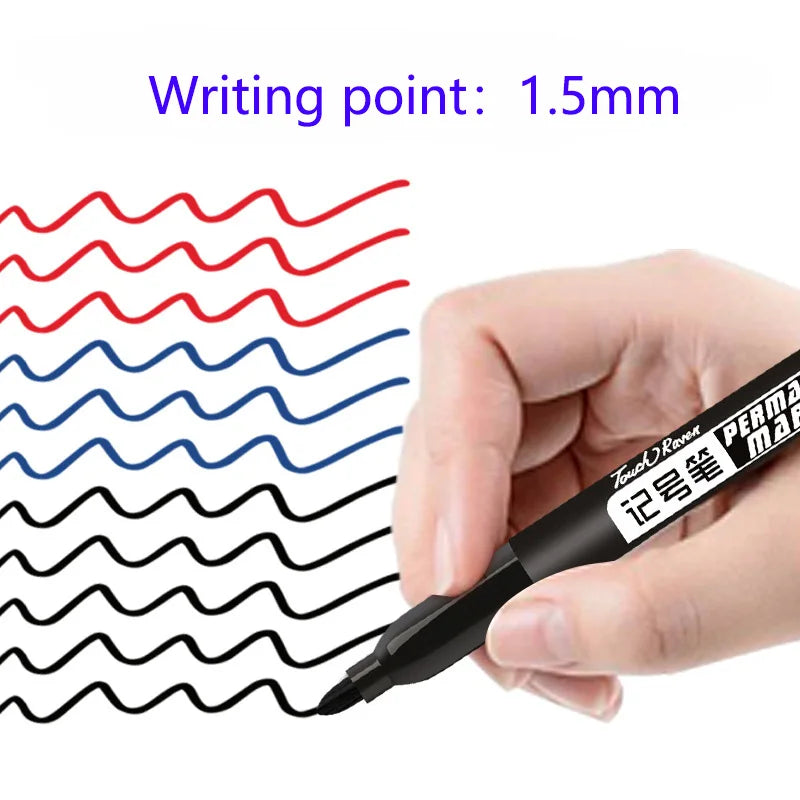 Permanent Marker Set, 3 Pack