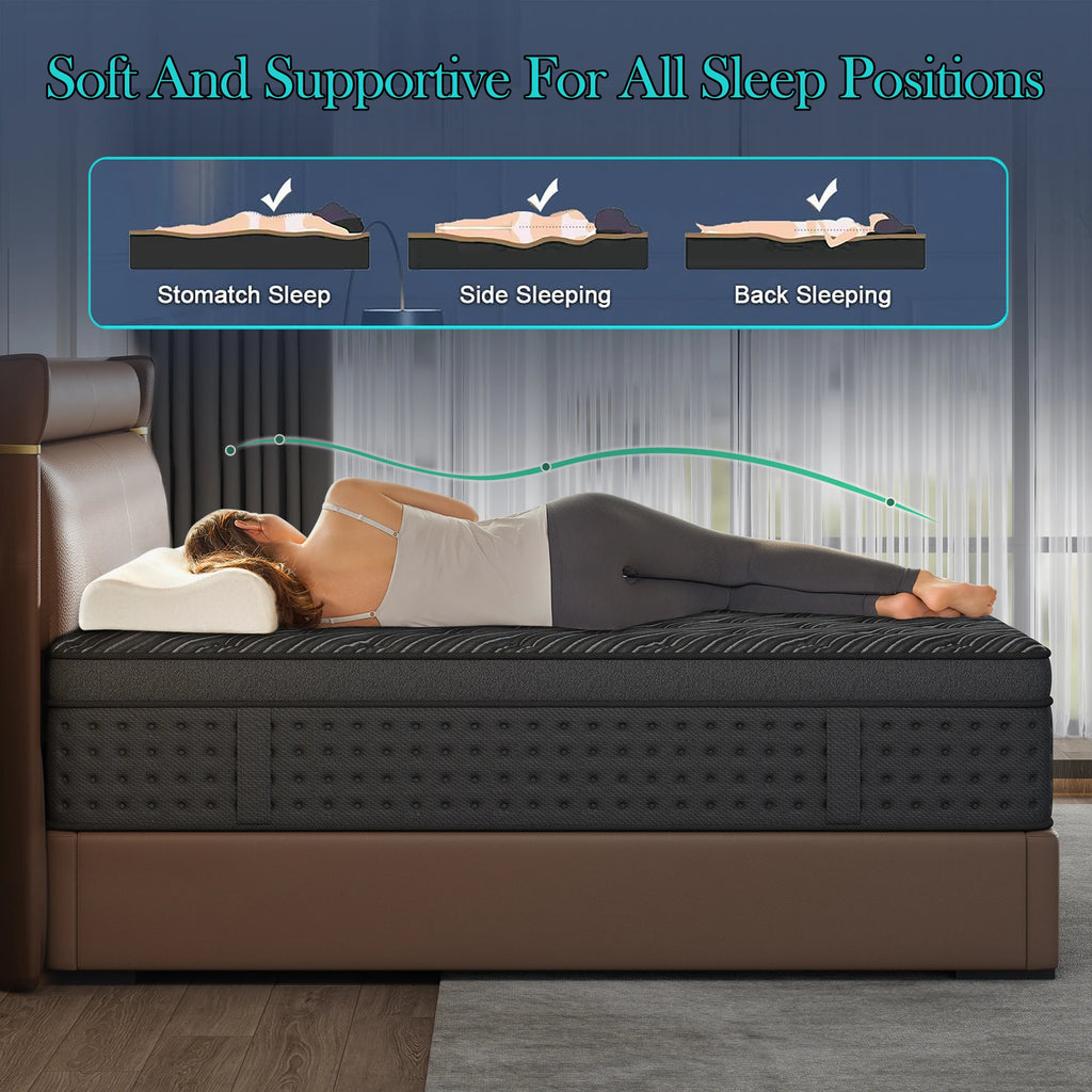 Memory Foam Hybrid Mattress with Pocket Springs