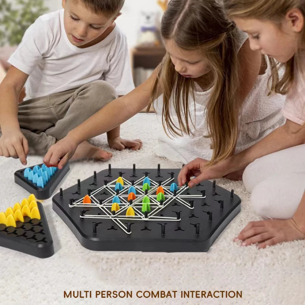 Trigonometric Geometry Chained Board Puzzle Game Parent-Child Interactive Games Exercise Children Logic Puzzle Toys
