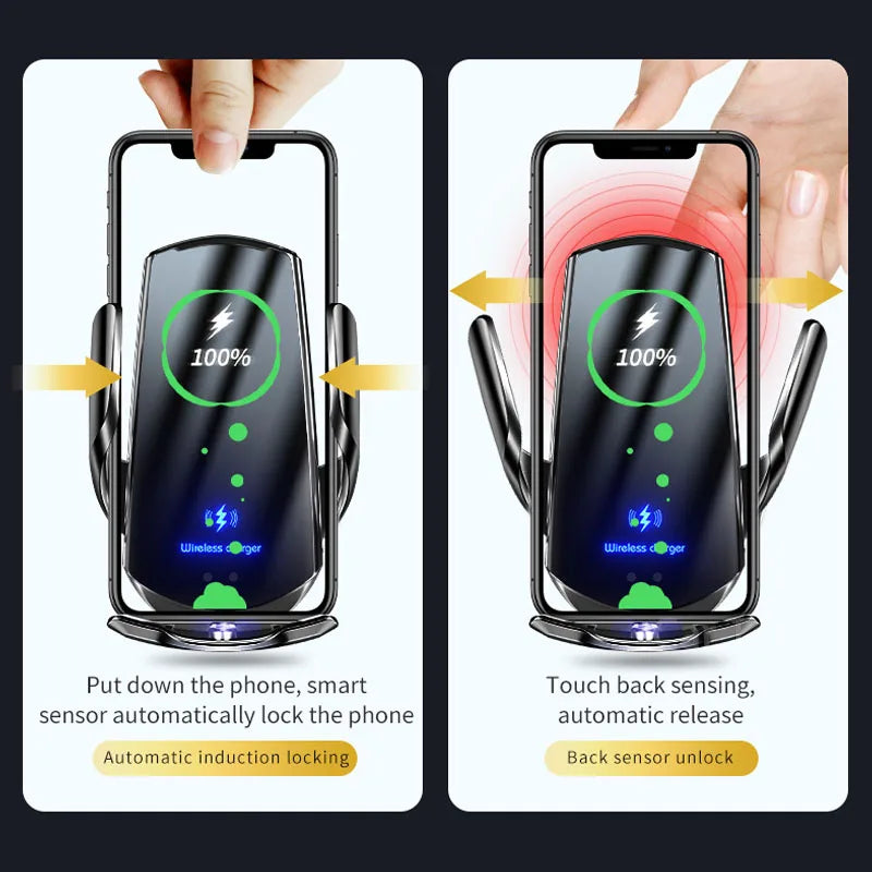 Car Mobile Phone Holder For Volkswagen ID.4 ID.5 2024 2025 12.9" Screen Mount MagSafe Bracket Wireless Charger Stand Accessories