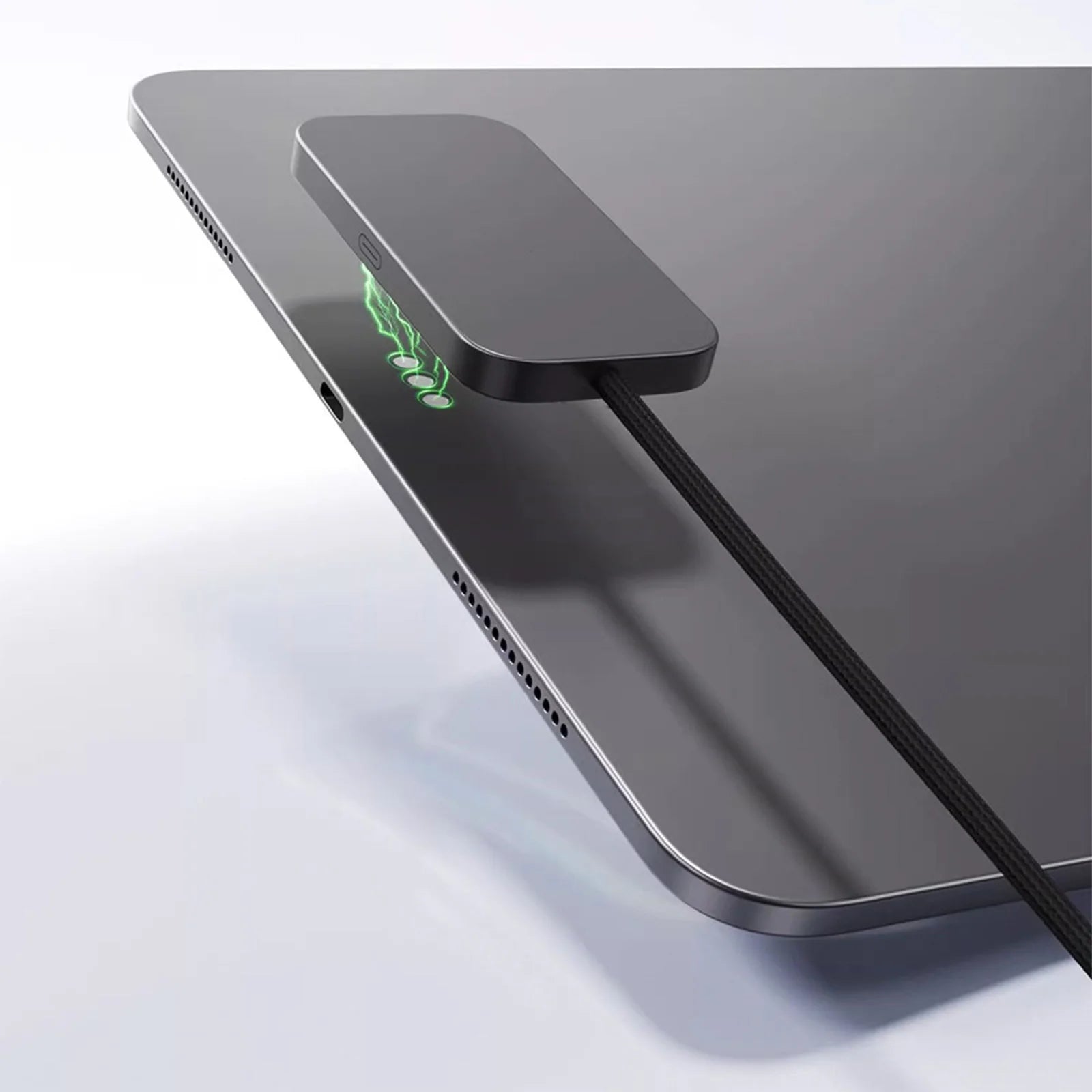 For iPad Pro Magnetic Wireless Charger Aluminum Alloy Fast Charging Smart Chargers With 2m Cord For iPad Pro 13"/11"/12.9"/10.9"