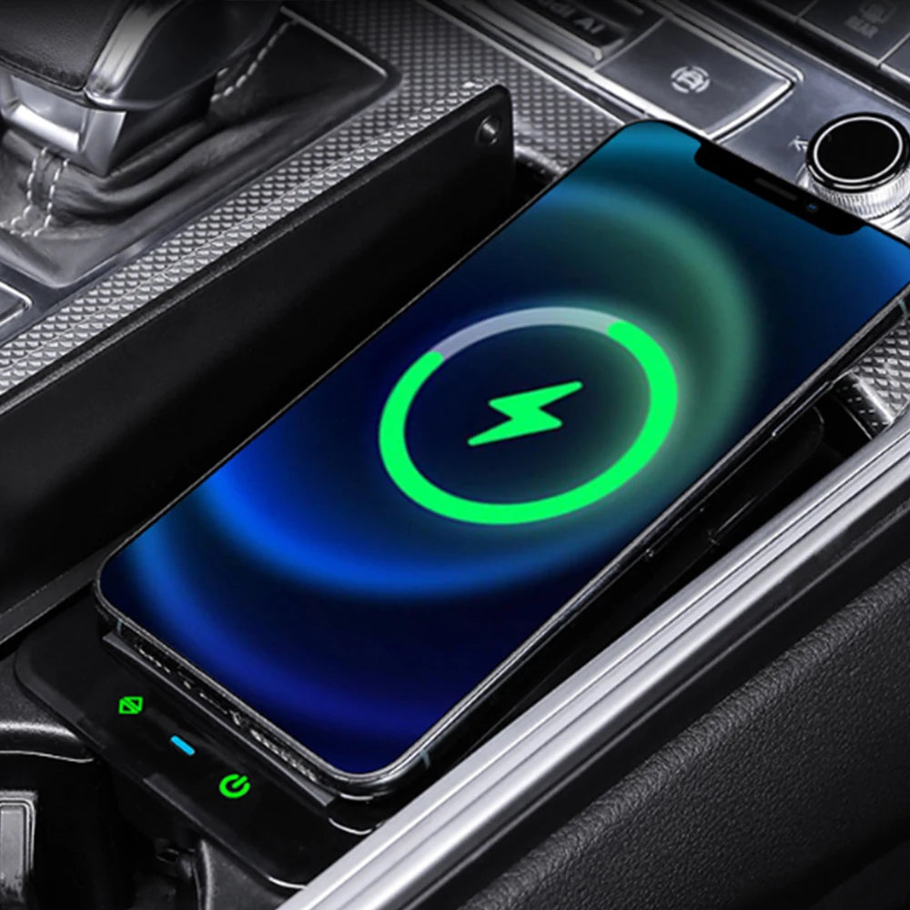 Moreway Wireless charger For Audi A6 C8 S6 RS6 A7 S7 RS7 2019 2020 2021 2022 phone holder Mobile Fast charge Car interior trim