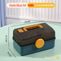 3 Layers Large Capacity Family Medicine Organizer Storage Box