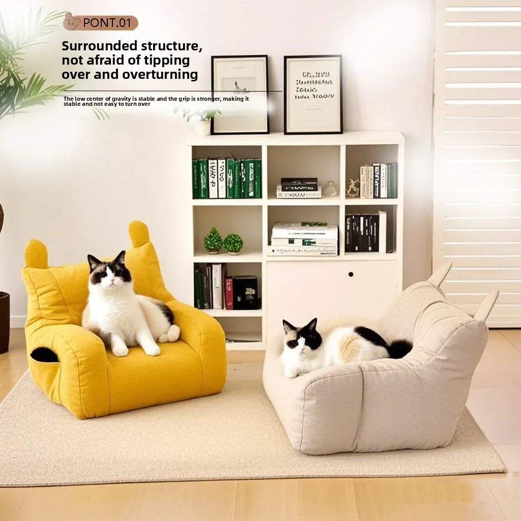 Small Sofa, Bear Sofa Chair, Reading Home, Lazy, Comfortable