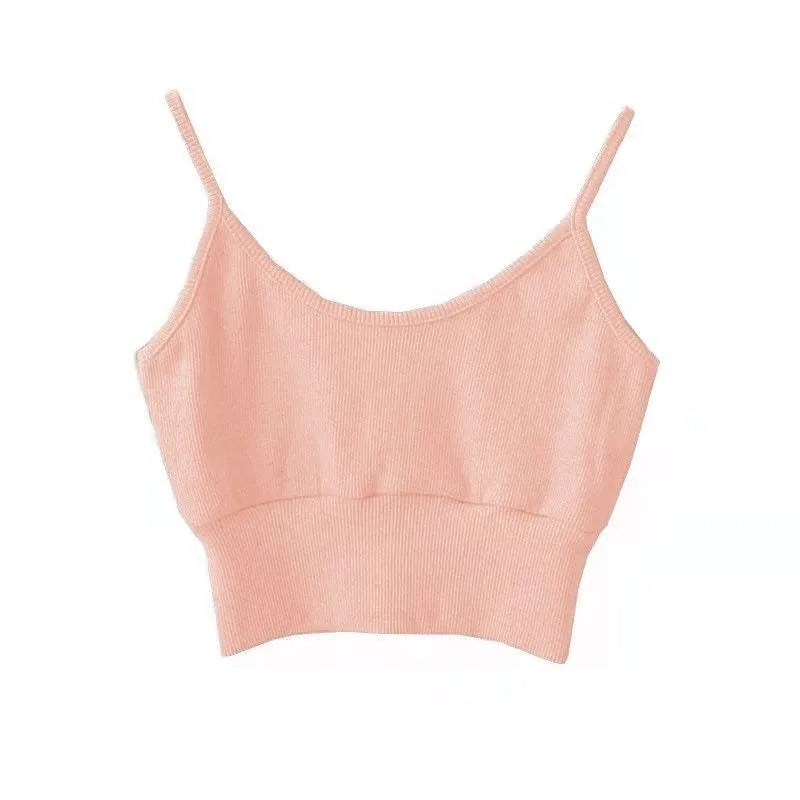 Oversized Crop Sweatshirt and Spaghetti Strap Top Women's Streetwear 2 Piece Set 4 Color Options Sweatshirts Kpop Casual Clothes