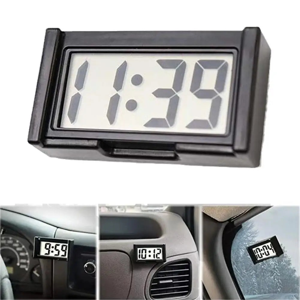 Mini Digital Clock Large Screen Car Dashboard Electronic Clock