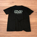 Vintage Style Vintage DVD Video T-shirt for Summer, New for Couples, Casual and Fashionable Street Style Top