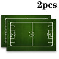 Football Field Print Table Mats, Set