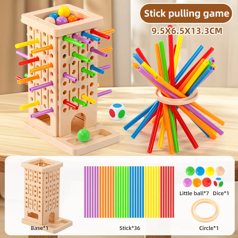 Stick-Picking Board Game, Parent-Child Interactive Game, Stick-Picking and Thinking Training Toy, Party Game
