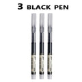Quick-Dry Gel Pens, 0.5mm, Black & Blue, 5 Pack