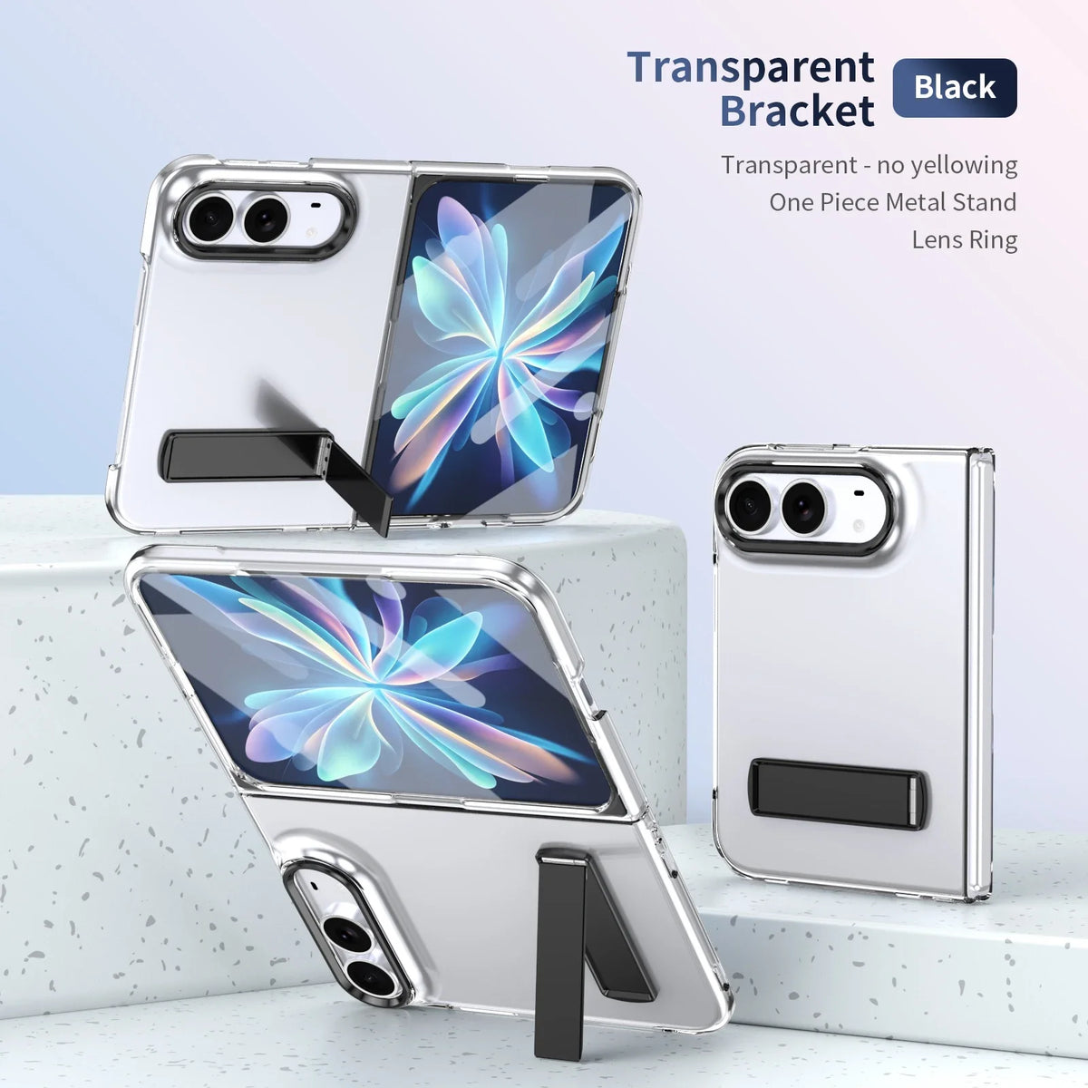 Stand Function Case for Iphone Duo Iphoneduo Anti-Drop Glass Film Hard Strong Full Protection Cell Phone Accessories