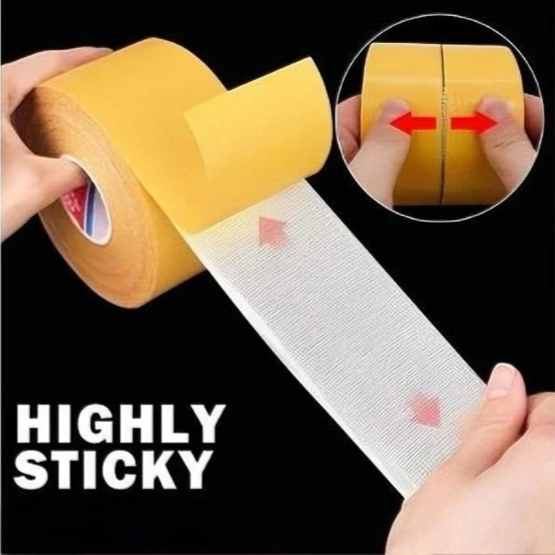 Strong Fixation of Double Sided Cloth Base Tape Translucent
