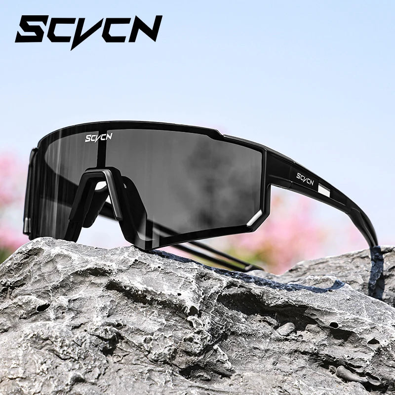 SCVCN Fsshion Sunglasses Street Cycling Glasses Bike Men UV400