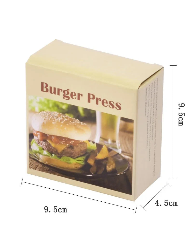Hamburger Patty Maker Press Non-Stick No Deformation Manual Round Rice Ball Durable Portable Convenient Kitchen Beef BBQ Tools