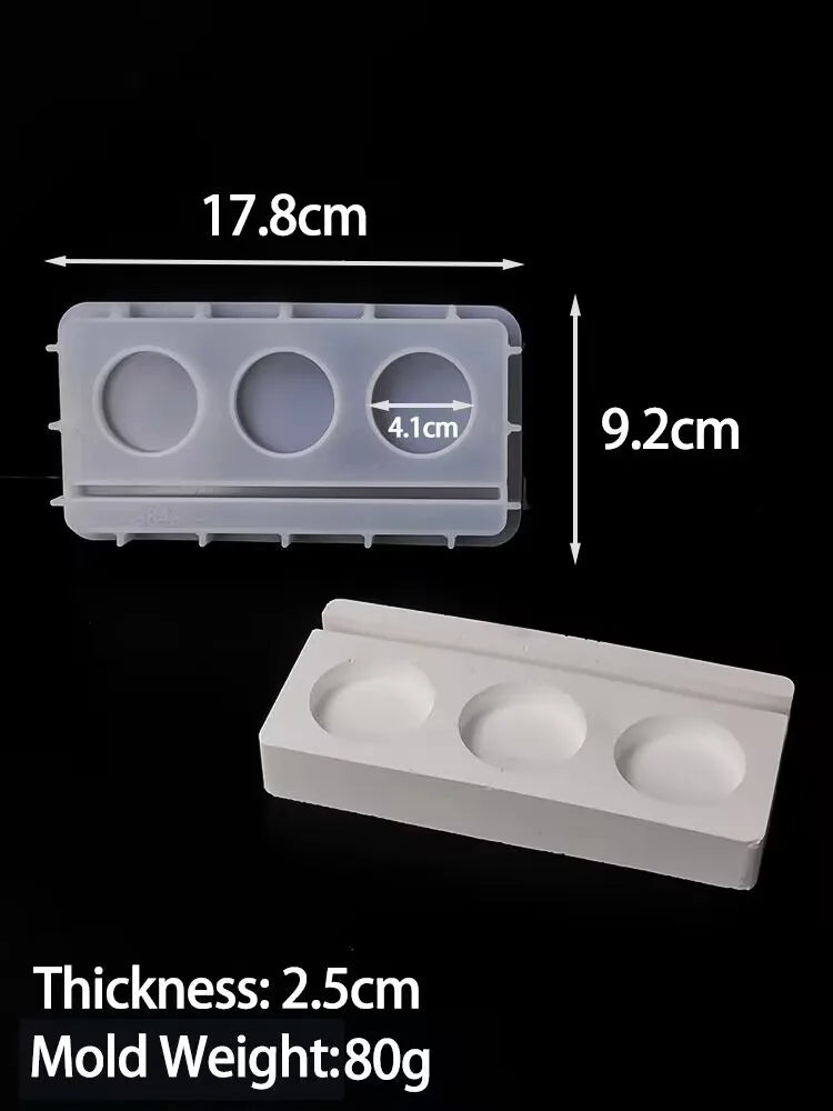 Creative Cross Fish Candle Holder Silicone Mold DIY Handmade Epoxy Resin Plaster Craft Candlestick Casting Molds Gift Home Decor