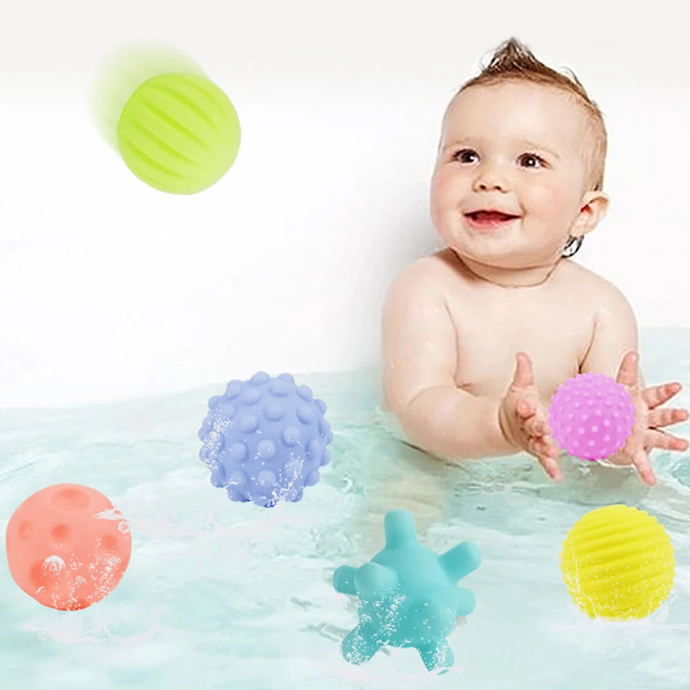 Textured Multi Ball Set Develop Tactile Senses Toy Baby
