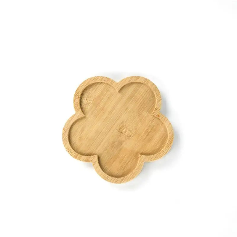 17 Style Bamboo Tray Wood Saucer Flower Pot Tray Cup Pad Coaster Plate Kitchen Decorative Plate Creative Coaster bandeja 화분받침대