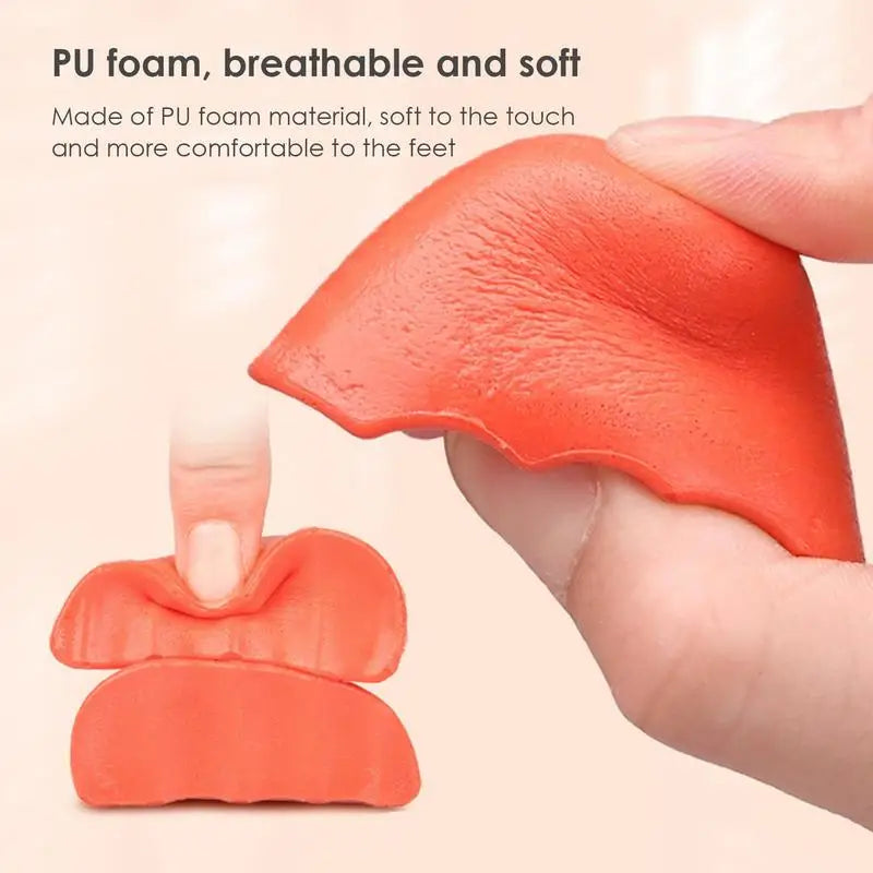 Toe Fillers For Shoes Thickened Soft PU Foam Shoe Filler 1 Pair Toe Inserts Comfortable Anti-Wear Shoe Stuffer For Casual Shoes