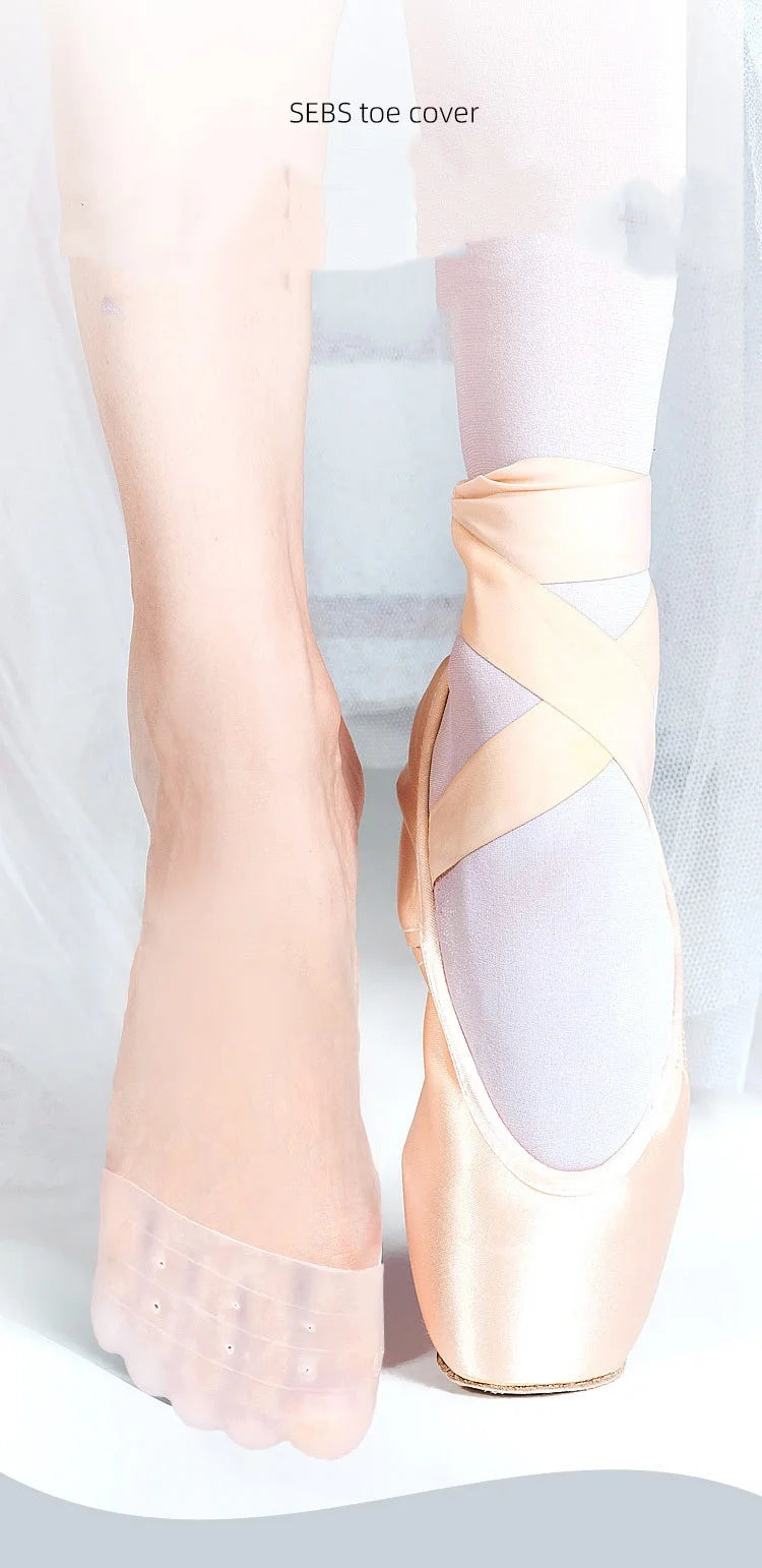 Toe toe guards, ballet shoes, toe sports anti-friction toe pads, soft high-elasticity toe forefoot half size pads