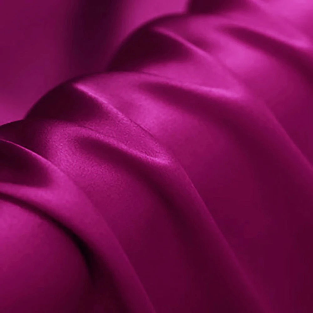 CISULI Pure Silk Stretch Satin Fabric,16momme,Width 140cm,Silk Lycra,Shirt and Dress Cloth Material