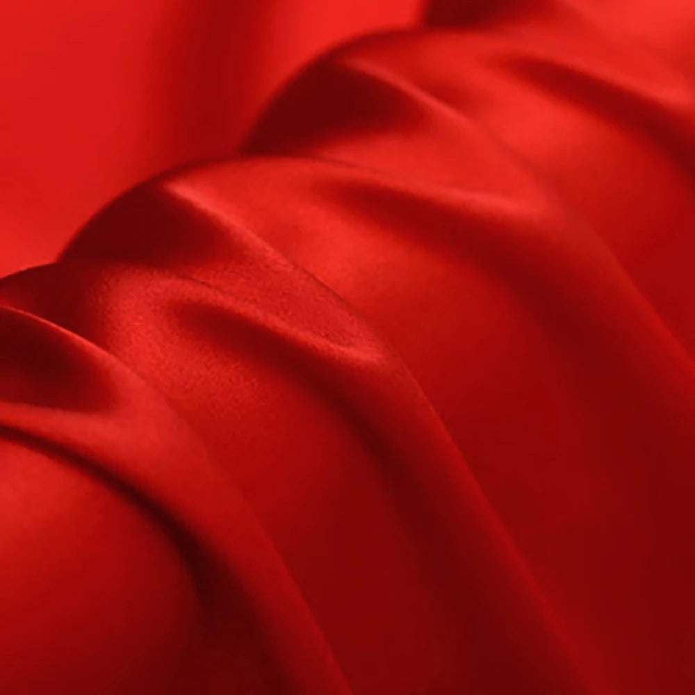 CISULI Pure Silk Stretch Satin Fabric,16momme,Width 140cm,Silk Lycra,Shirt and Dress Cloth Material