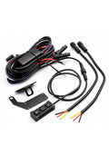 Motorcycle LED Wire-Controlled Switch Headlight Wire Harness Automobile Flash