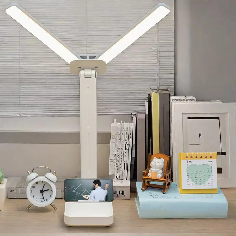 LED Desk Lamp USB Rechargeable Table Lamp 3 Levels