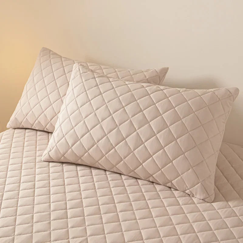Waterproof Pillowcase, Excluding Pillows 3 Types of Jacquard 48x74cm Pillowcase for Bedroom,Pillow Cover for Home