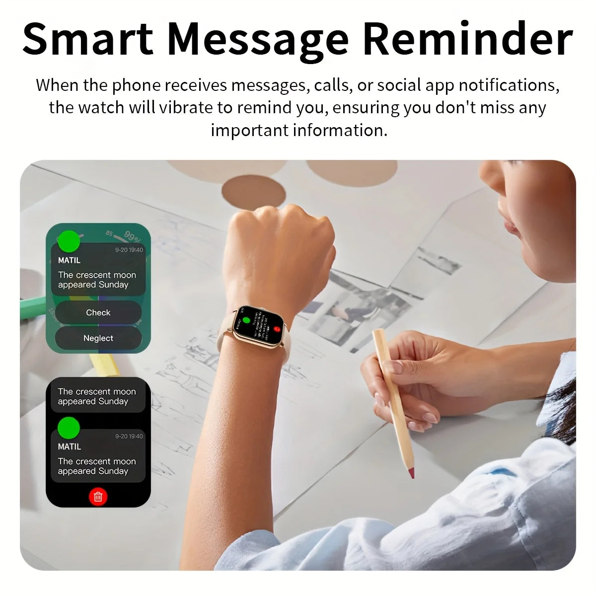 1.83-Inch Smart Watch for Men And Women - Wireless